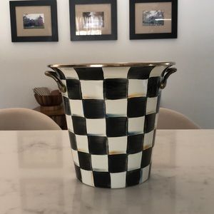Mackenzie-Childs Enamel Champagne Ice Bucket 🍾